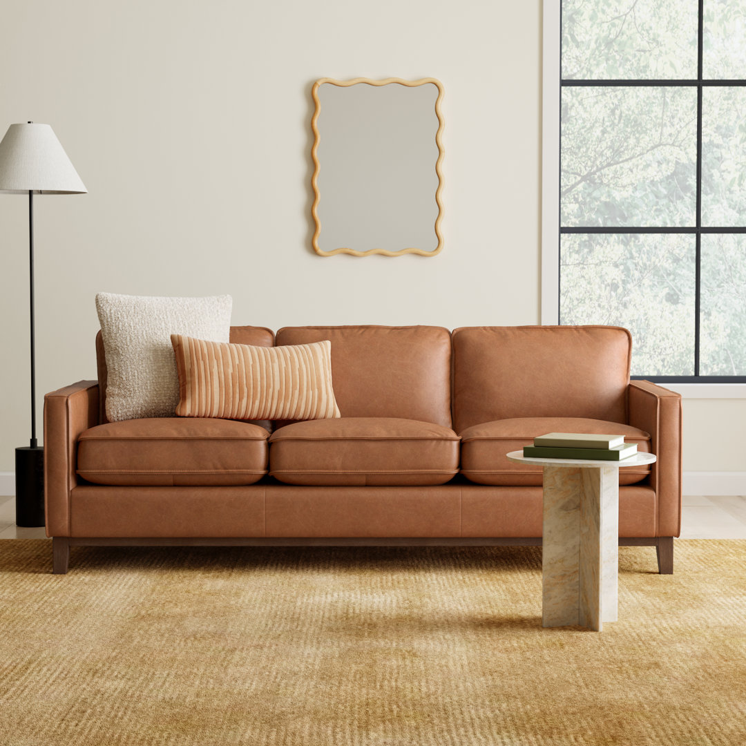 Cascades 85'' Leather Sofa